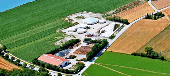 Biogas plant - 500 kW - manure and silage